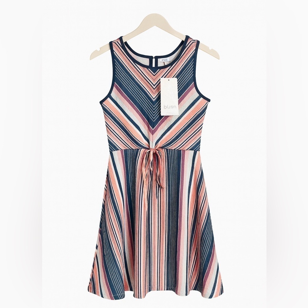 Blush NEW WITH TAGS Size 12 striped sundress. Runs small. See Measurements - Picture 1 of 2